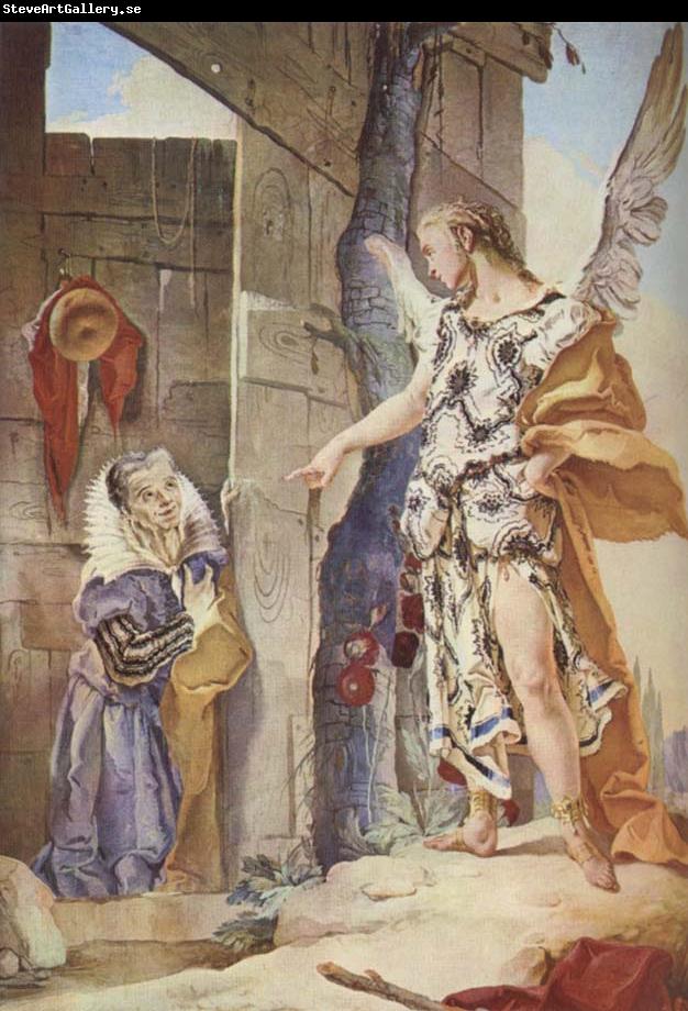 Giovanni Battista Tiepolo Sarch and the Archangel